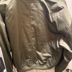 Hollister Olive Bomber Jacket